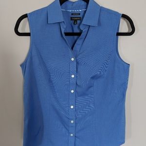 Talbots Blue Sleeveless Size 6